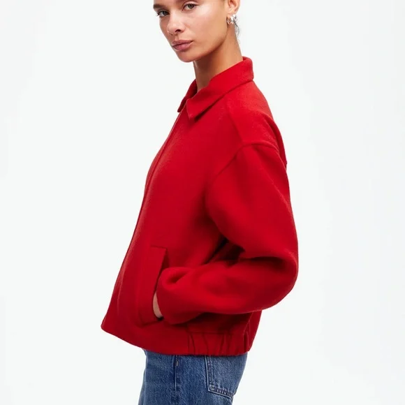 Madewell Double-Faced Rounded-Sleeve Jacket - Picture 4 of 9